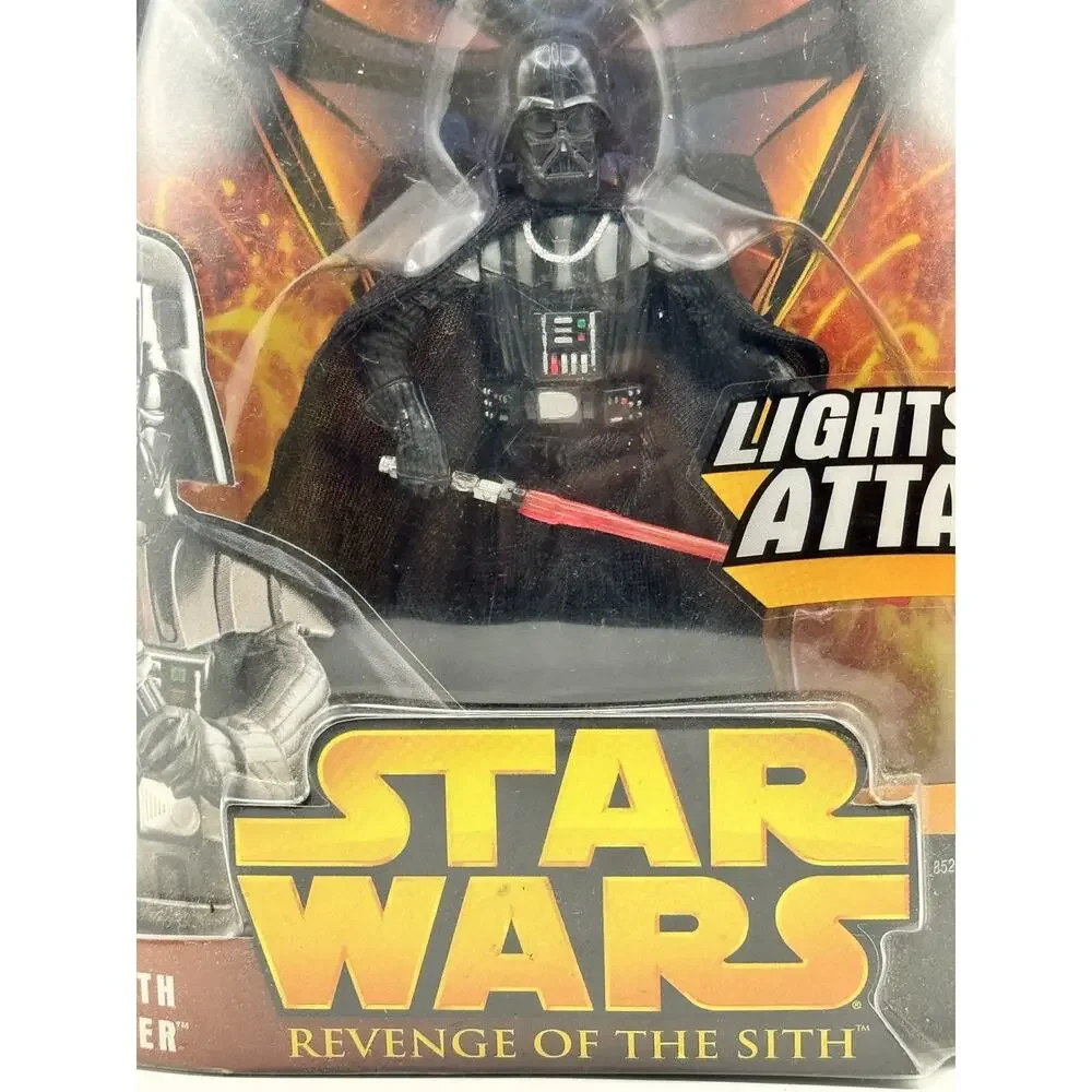 NIB Star Wars ROTS Sith Darth Vader Lightsaber Action Figure‎ #11